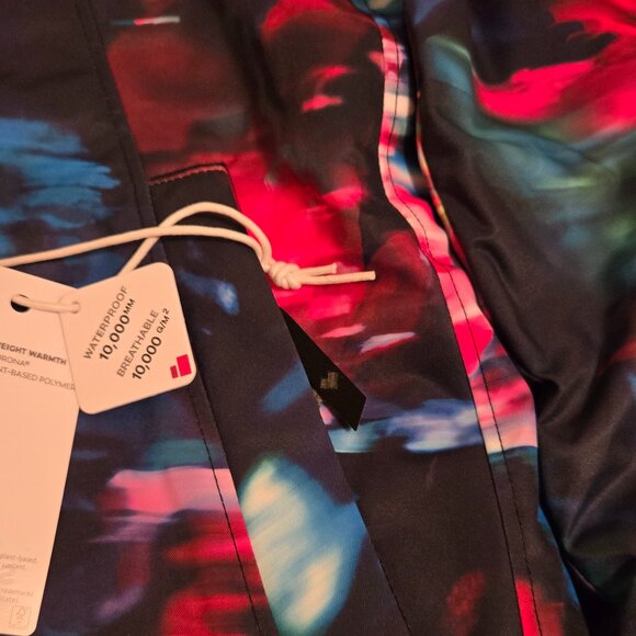 Obermeyer Rylee Print Jacket, Teen Med 10-12 Color Bloominescense, NEW Hooded - Picture 9 of 16